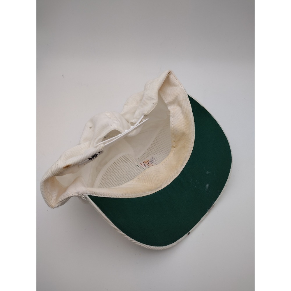Vintage The Mirage Las Vegas Corduroy Snapback Hat White Rope Brim Made in USA - Picture 3 of 5